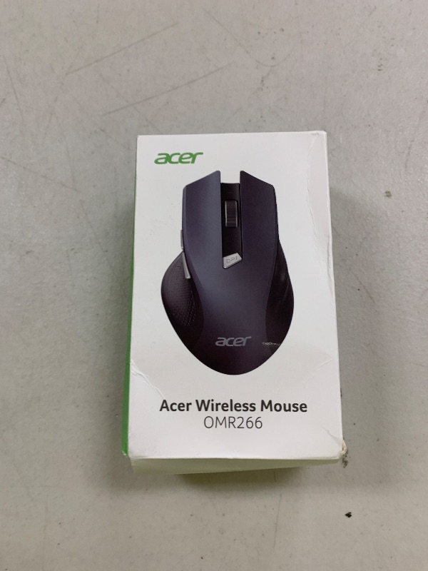 Photo 1 of acer Wireless Mouse for Laptop, 2.4GHz Computer Mouse 3 Adjustable DPI Office Cordless USB Mice with USBA Receiver, 6 Buttons, 1600 DPI, Medium to Large Sized Hands Compatible with PC, Laptop, Desktop