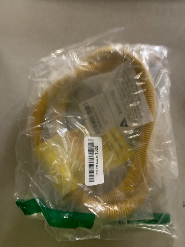 Photo 1 of 48" Flex Gas Line, Gas Dryer Connector Kit, Stove/Water Heater/Dryer Gas Line with Connectors 1/2" MIP 1/2"FIP 3/4"MIP, 5/8 in.OD(1/2 in. ID?Coated Corrugated Stainless Steel Tubing