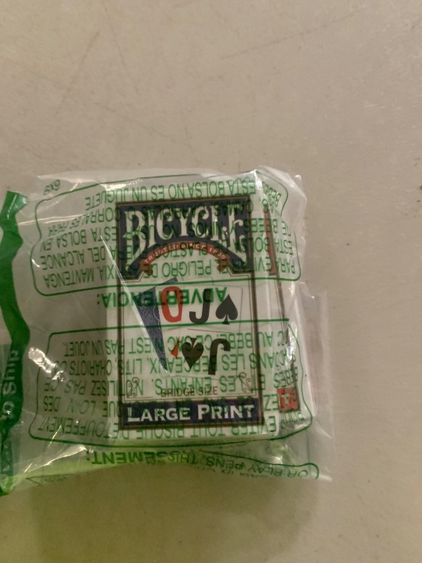 Photo 1 of Bicycle Large Print Playing Cards (2-Pack)