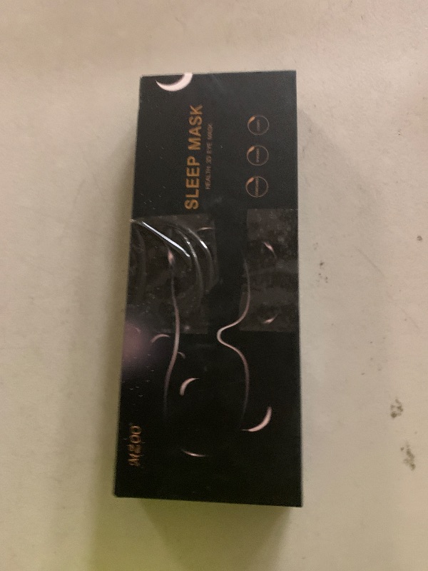 Photo 1 of MZOO Luxury Sleep Mask for Back, Side Sleeper, Complete Light Blocking Sleeping Eye Mask Night Blindfold, 3D Zero Pressure & Spacious for Lash Extensions, Breathable Soft Eye Cover Flight Nap Travel