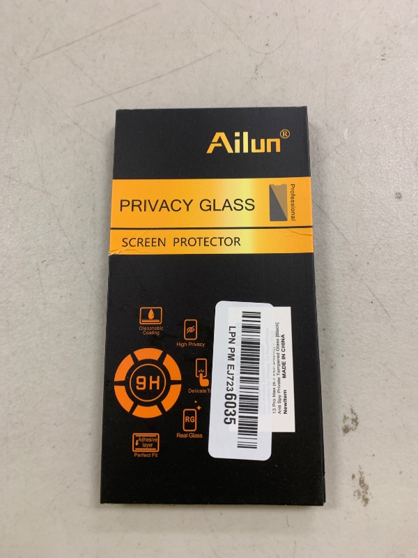 Photo 1 of Ailun Privacy Screen Protector for iPhone 14 Plus/iPhone 13 Pro Max [6.7 Inch Display] 2 Pack Anti Spy Private Tempered Glass[2 Pack]