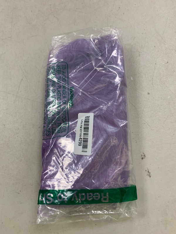 Photo 1 of 10" X 20" Inches Faux Fur Fabric Square Patches for Crafts, Sewing, Costumes, Seat Pads Purple