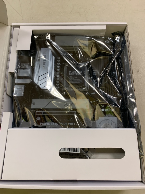 Photo 1 of ASUS Prime B650-PLUS WiFi AMD B650 AM5 Ryzen™ Desktop 9000 8000 & 7000 ATX Motherboard, DDR5, PCIe 5.0 M.2, 2.5Gb LAN, WiFi 6E, HDMI™, SATA 6 Gbps, USB Type-C®, BIOS Flashback™, Thunderbolt™ 4 Header