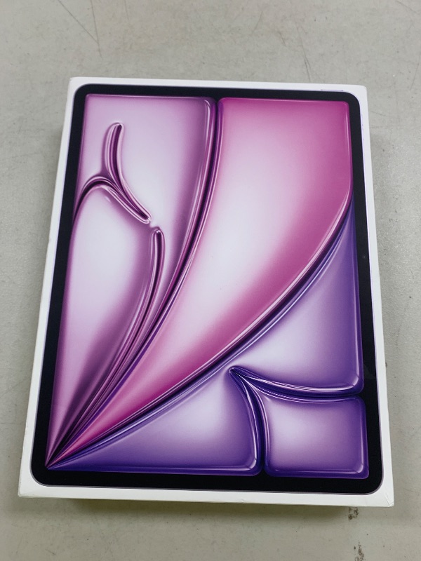 Photo 1 of Apple iPad Air 13-inch with M3 chip Built for Apple Intelligence, Liquid Retina Display, 512GB, 12MP Front/Back Camera, Wi-Fi 6E, Touch ID, All-Day Battery Life — Purple