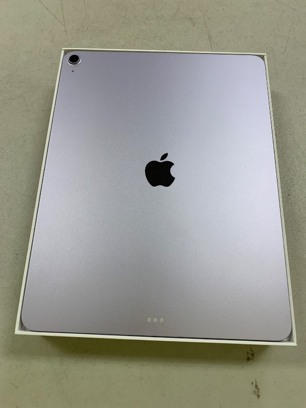 Photo 1 of Apple iPad Air 13-inch with M3 chip Built for Apple Intelligence, Liquid Retina Display, 512GB, 12MP Front/Back Camera, Wi-Fi 6E, Touch ID, All-Day Battery Life — Purple