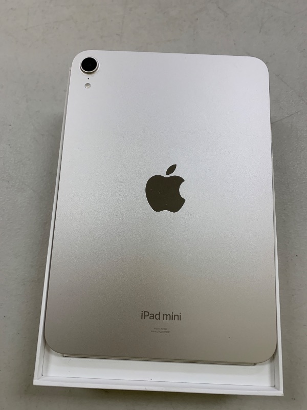 Photo 1 of Apple iPad mini (A17 Pro): Apple Intelligence, 8.3-inch Liquid Retina Display, 128GB, Wi-Fi 6E, 12MP Front/12MP Back Camera, Touch ID, All-Day Battery Life — Starlight