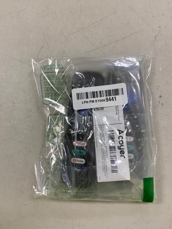 Photo 1 of (Pack of 2) Replacement Remote Control Only for Roku TV, Compatible for TCL Roku/Hisense Roku/Onn Roku/Sharp Roku/Element Roku/Westinghouse Roku/Philips Roku Smart TVs (Not for Roku Stick and Box)