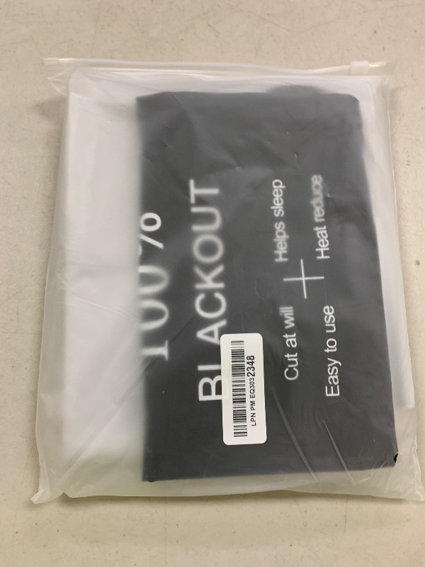 Photo 1 of 100% Blackout Curtains for Bedroom,Magnetic Blackout Blind Window Shades Black Out Window Cover for Living Room,Cut to Any Size/Shape (White,118"x57")