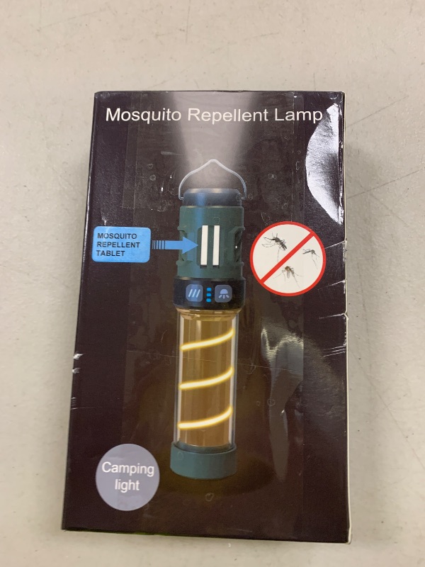 Photo 1 of 3-in-1 ???????? Repellent Camping Lantern & Flashlight with Dual-Zone Heating, 6 Refill Pads 48H, Magnetic Base, USB-C Fast Charge, IPX5 Waterproof for Outdoor Camping (Black)