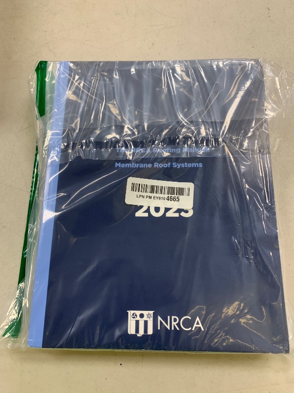 Photo 1 of NRCA Roofing Manual: Membrane Systems 2023 Edition