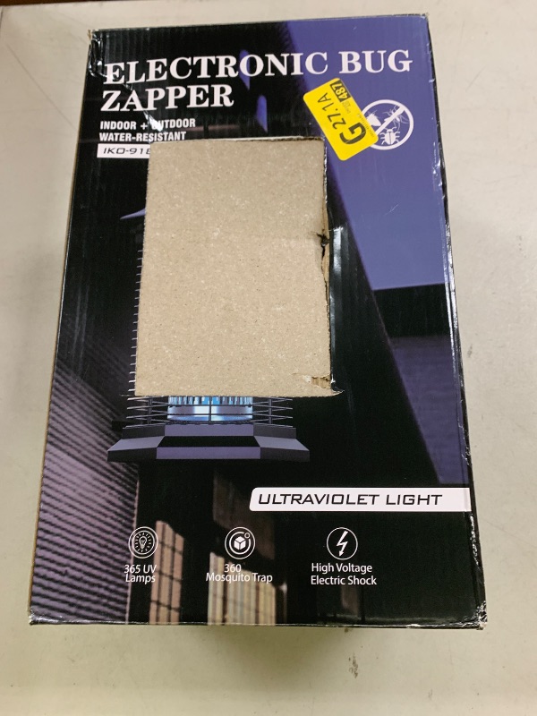 Photo 1 of AMUFER Bug Zapper Outdoor Indoor, 18W Power & 4400V Instant Grid Mosquito Repellent, Insect Control Efficiency Increased 100% Fly Trap for Patio, Backyard, Home