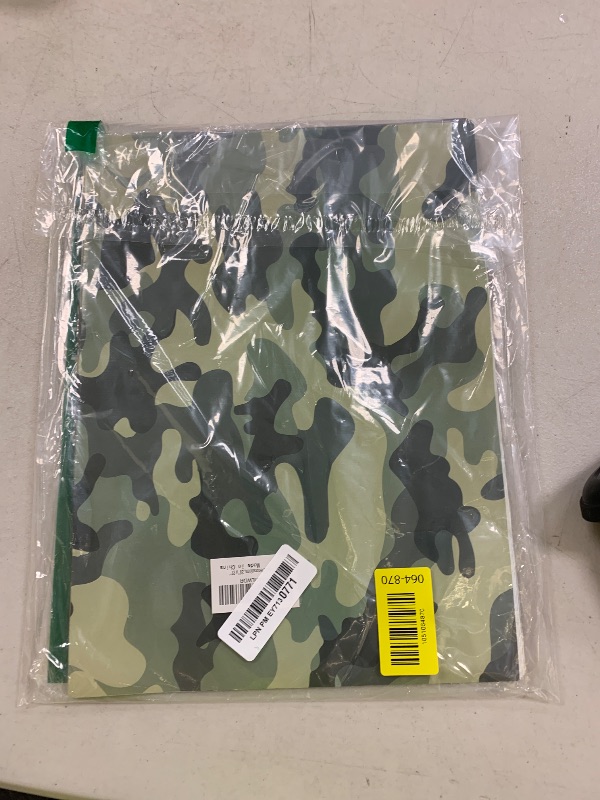 Photo 1 of BHNACIER 12 Sheets Camo Wrapping Paper Green Blue Camouflage Gift Wrap Paper Camouflage Packing Paper for Birthday Veterans Day Camping Themed Party Retirement Hunting Party Crafts, 20''x 27''