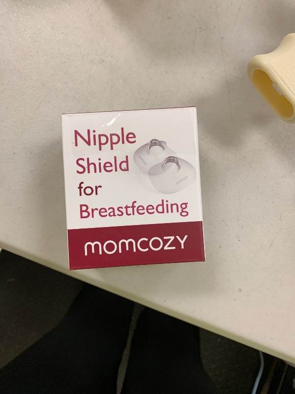 Photo 1 of Momcozy Ultra-Thin Nipple Shields, 100% Food-Grade Silicone for Breastfeeding Moms, BPA/BPS-Free, Super-Soft & Portable Carry Case Included, 24mm