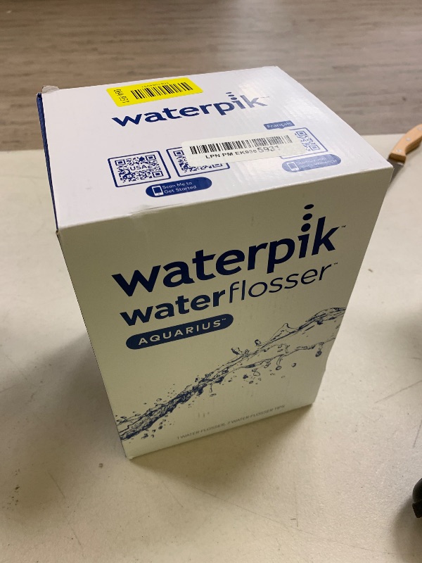 Photo 1 of Waterpik Aquarius Water Flosser For Teeth Cleaning, Gums, Braces, Dental Care, Electric Power With 10 Settings, 7 Tips For Multiple Users And Needs, ADA Accepted, Black WP-662, Packaging May Vary