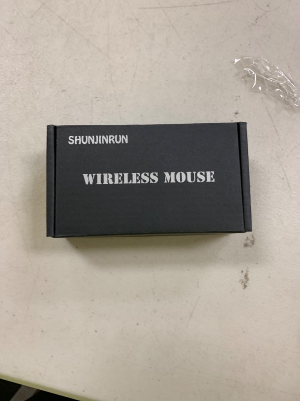 Photo 1 of Wireless Mouse for Laptop, PC, Chromebook, Mac, MacBook, Silent Wireless Mouse with USB Nano Receiver, Side Button, 2400 DPI, Anti Slip Roller, 6 Button Ergonomics Cordless Computer Mice - Black Gray