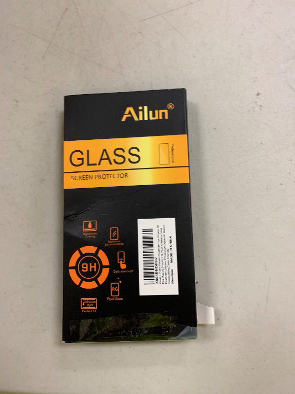 Photo 1 of Ailun 3 Pack Screen Protector for iPhone 16 Pro Max [6.9 inch] + 3 Pack Camera Lens Protector with Installation Frame,Sensor Protection,Dynamic Island Compatible,Case Friendly Tempered Glass Film