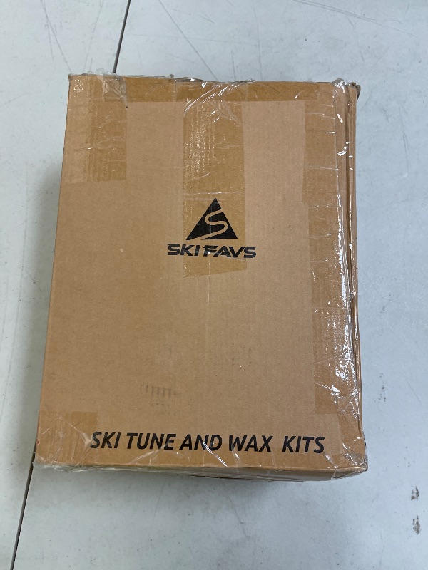 Photo 1 of Skifavs Ski/Snowboard Wax Kit, Ski Tuning & Waxing Kit with Wax Iron, Complete Basic Wax Set - Professional Tuning Equipment, All Temperature Wax, Base Cleaner, Brush, Wax Scraper, P-tex, Tuning Stone