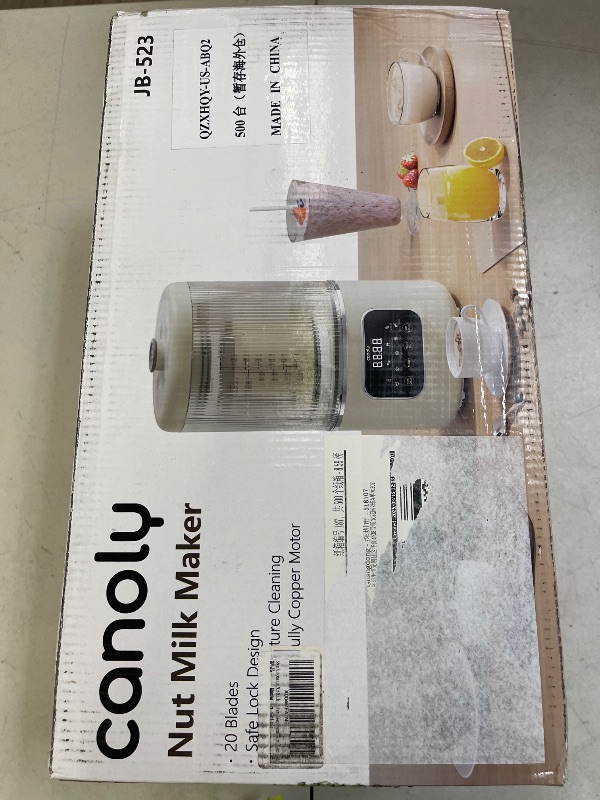 Photo 1 of 58oz Nut Milk Maker, Automatic Soy Milk Maker for Homemade Oat, Juicer, Tea, Milkshakes, Rice Paste