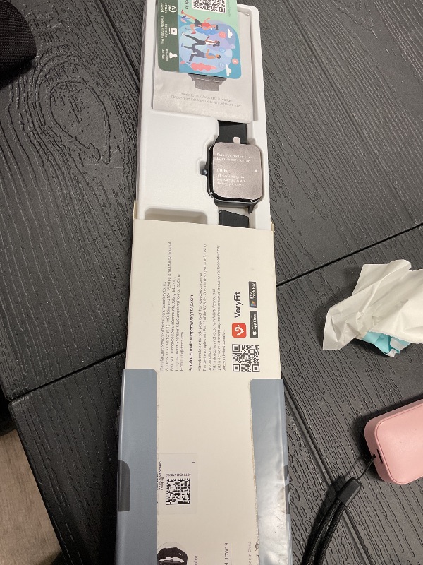 Photo 1 of Hingso Smart Watches for Men Women Android & iPhone, Alexa Built-in, 1.85" Fitness Tracker with Answer/Make Calls, IP68 Waterproof Fitness Watch,Heart Rate, Sleep, SpO2 Monitor,Pedometer, Black