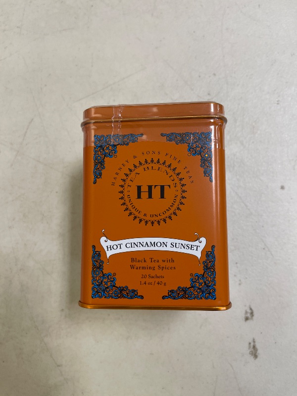 Photo 1 of Harney & Sons Teas Hot Cinnamon Sunset Tea Leaf Sachets 