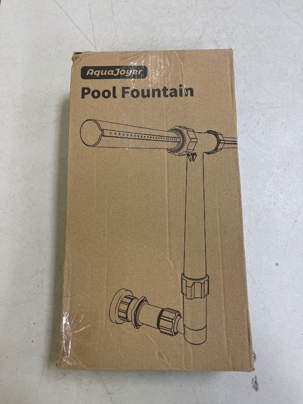 Photo 1 of Dual Spray Pool Fountain, 10-20°F Cooler Water for Above/In-Ground Pools, Dual Spray Waterfall Sprinkler Fountain, Adjustable Waterfall Cooling and Relaxation