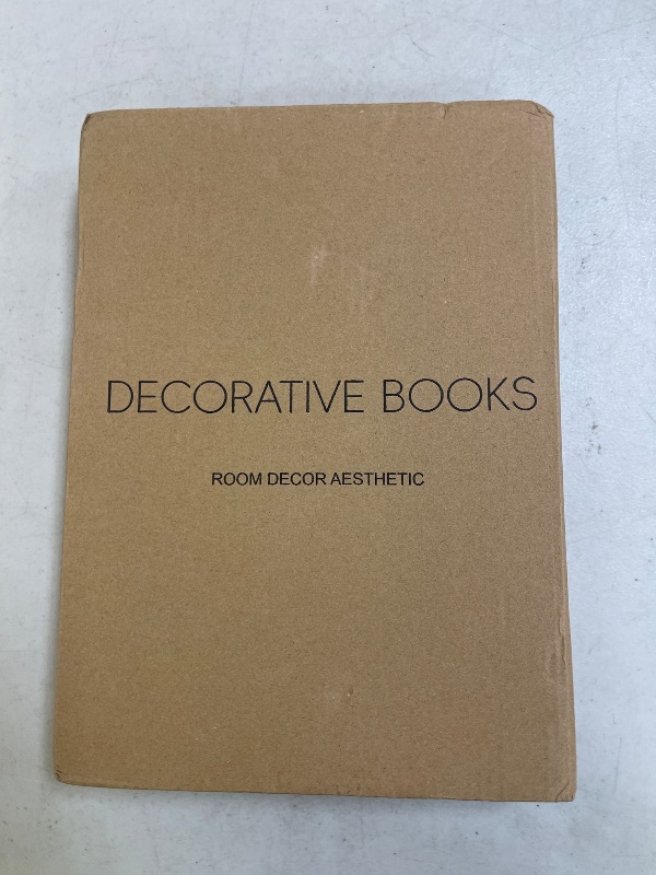 Photo 1 of Aesthetic Decorative Books - Ideal for Coffee Table, Bookshelf & Mantle Decor - Set of 2 Linen Fake Book Boxes for Modern Home Decoration - Photo & Keepsake Storage, Beige