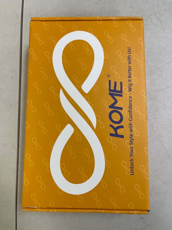 Photo 1 of KOME Ombre Blonde Human Hair Wigs,Bob Lace Front Wig,13X5X1 Glueless Short Wigs for White Women,Fiber & Remy Human Hair Blend for Daily Use 12IN