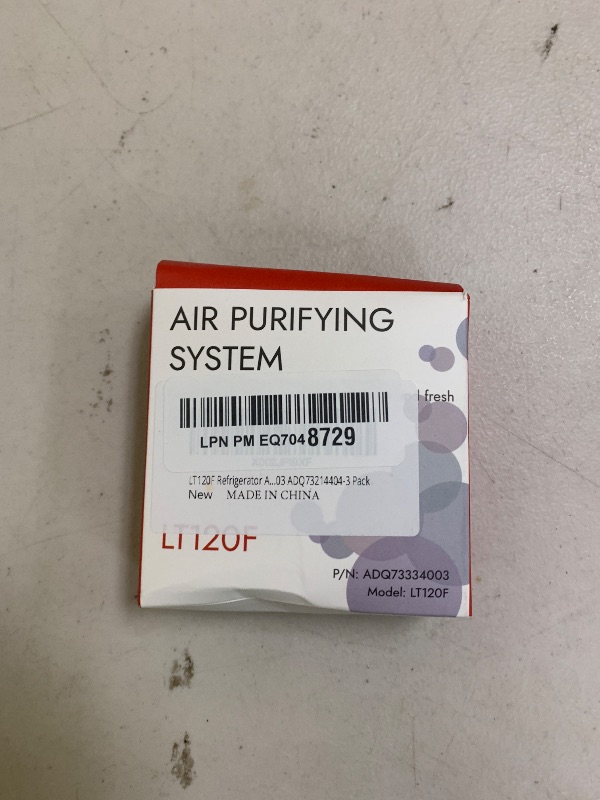 Photo 1 of LT120F Refrigerator Air Filter Replacement for LG LT120F Kenmore Elite 46-9918 469918 9918 Replaces ADQ73214402 ADQ73214403 ADQ73214404-3 Pack