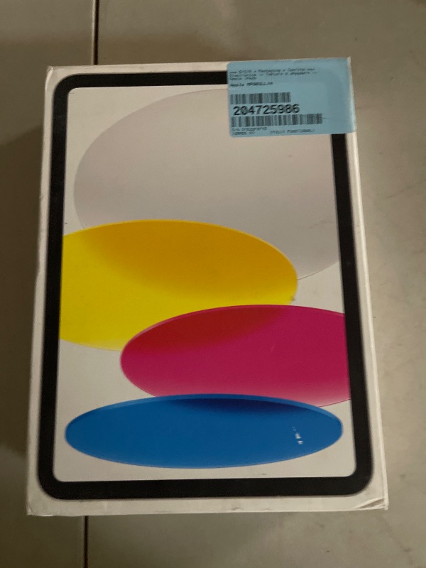 Photo 1 of Apple 2022 iPad (10.9-inch, Wi-Fi, 64GB) - Silver (Renewed Premium)