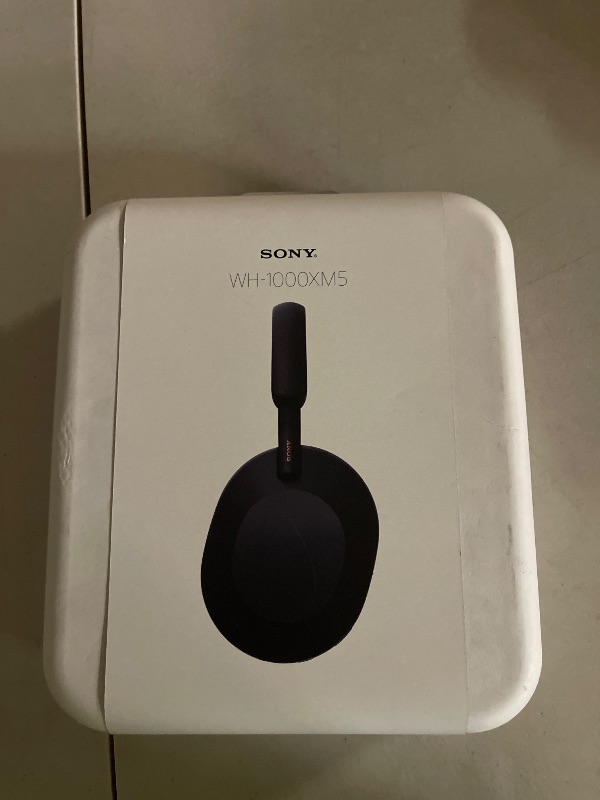 Photo 1 of Sony WH-1000XM5 Premium Noise Canceling Headphones, Auto NC Optimizer, 30-Hour Battery, Alexa Voice Control, Black
