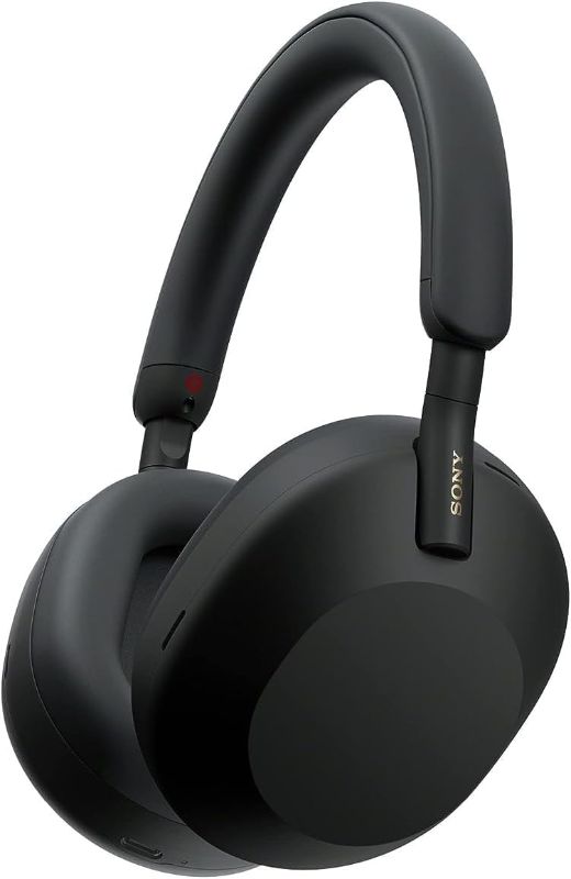 Photo 1 of Sony WH-1000XM5 Premium Noise Canceling Headphones, Auto NC Optimizer, 30-Hour Battery, Alexa Voice Control, Black
