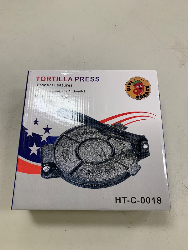 Photo 1 of Vivicreate Cast Iron Tortilla Press Dough Flour Tortilla Rotis Quesadilla Maker Prensa para tortillas de hierro fundido Prensa para tortillas Prensadora de tortillas