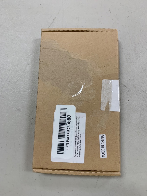 Photo 1 of Perzework OEM Rear Back Glass Replacement for iPhone XR with Reparing Toolkit and Pre-Installed Adhesive White