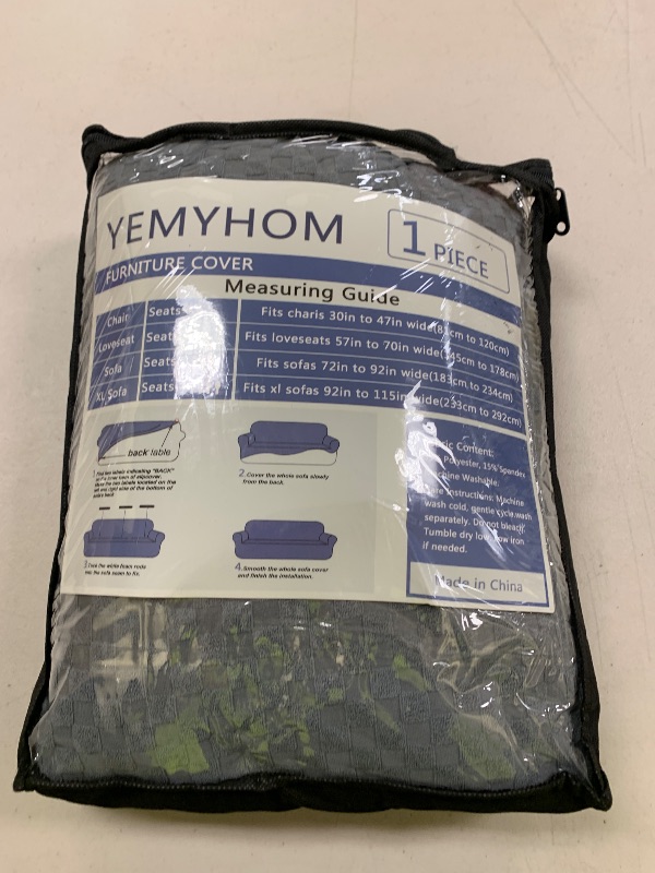Photo 1 of YEMYHOM Couch Cover Latest Jacquard Design High Stretch Sofa Covers for 3 Cushion Couch, Pet Dog Cat Proof Slipcover Non Slip Magic Elastic Furniture Protector (Sofa, Light Gray)