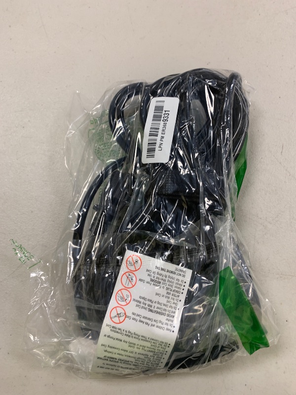 Photo 1 of HUANCHAIN Indoor Outdoor Black Extension Cord 25 ft Waterproof, 16/3 Gauge Flexible Cold-Resistant Appliance Cable Outside, 13A 1625W 16AWG SJTW, 3 Prong Heavy Duty Electric Cord, ETL