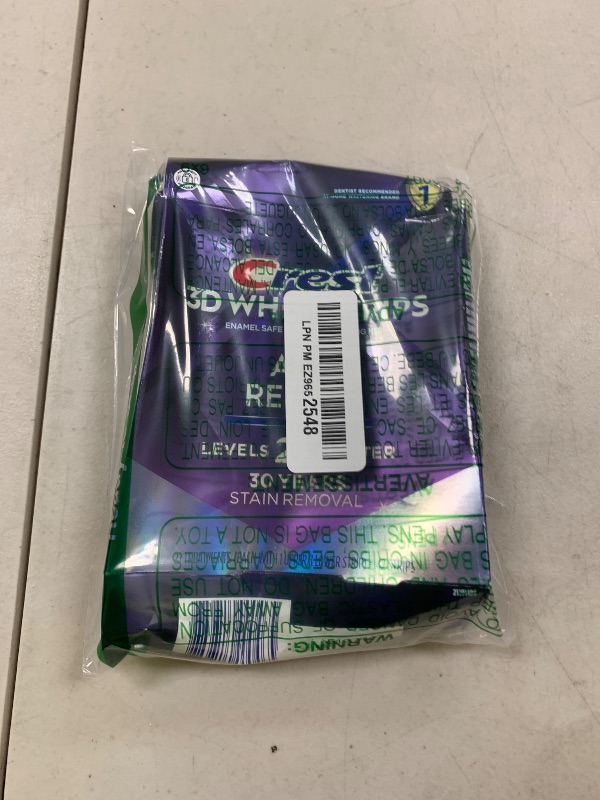 Photo 1 of Crest 3D Whitestrips Age Renew – Teeth Whitening Kit, 21 Treatments, Each with 1 Upper/1Lower, 42 Strips – Crest 3DWhite Teeth Whitening Strips