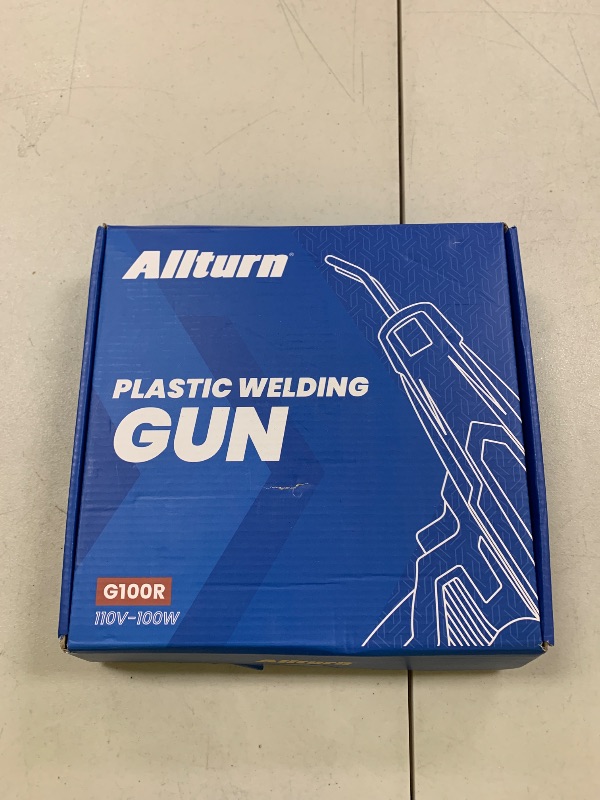 Photo 1 of Allturn Plastic Welder, 2 in 1 Plastic Welding Kit, Hot Staples Weld Gun, Car Bumper Repair Kit for Most Plastics, Patent Number D970324(Red)