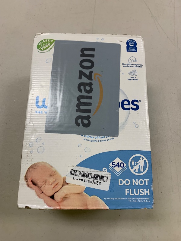 Photo 1 of WaterWipes Sensitive+ Newborn & Baby Wipes, 3-In-1 Cleans, Cares, Protects, 99.9% Water, Unscented & Hypoallergenic, 540 Count (9 Packs)