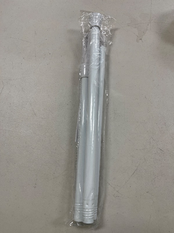 Photo 1 of White Tension Curtain Rod for Windows 28 to 48 inch Adjustable Expandable Pressure Spring Curtain Rod No Drilling Curtain Rod for Bedroom Doorway Closet Door