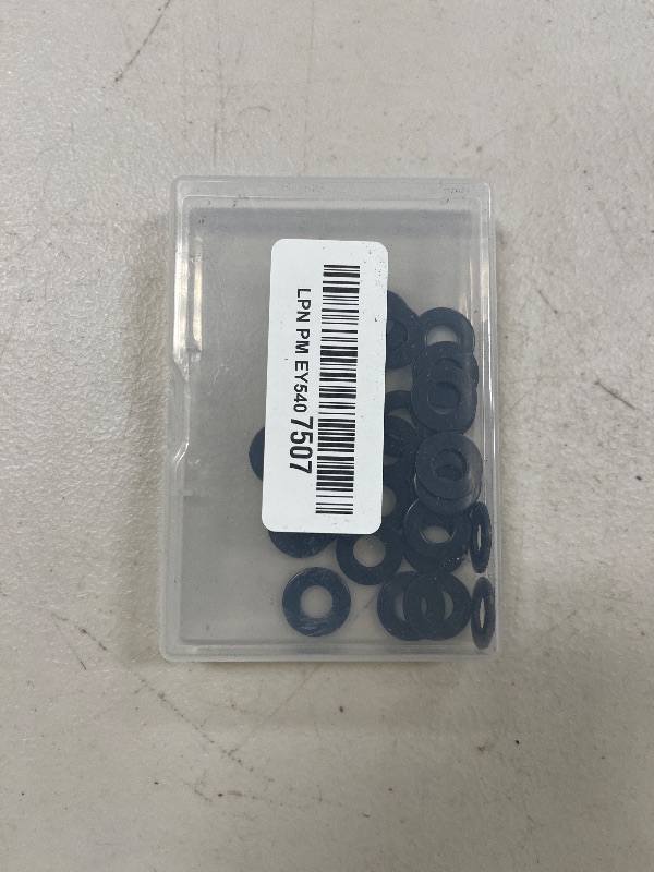 Photo 1 of Sutemribor 1000 Pieces 9 Sizes Black Zinc Plated Steel Flat Washers for Screws Bolts, Black Washers, Metal Washers, Assorted Washers (M2 M2.5 M3 M4 M5 M6 M8 M10 M12)
