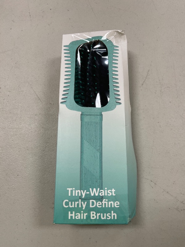 Photo 1 of Curly Hair Brush Defining, Volume Curl Defining Brush for Effortlessly Detangling Shaping and Styling Women's Curls, Waves & Coils, Curly Hair Products, Reduce Frizz (Green 1PC)