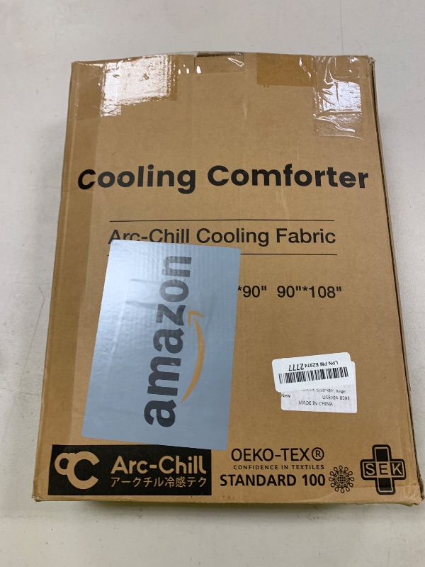Photo 1 of Auemtyn Twin Size Cooling Comforter, Q-Max 0.5 Cooling Blanket for Hot Sleepers, Lightweight Summer Blanket for Night Sweats(60"X80", Beige)