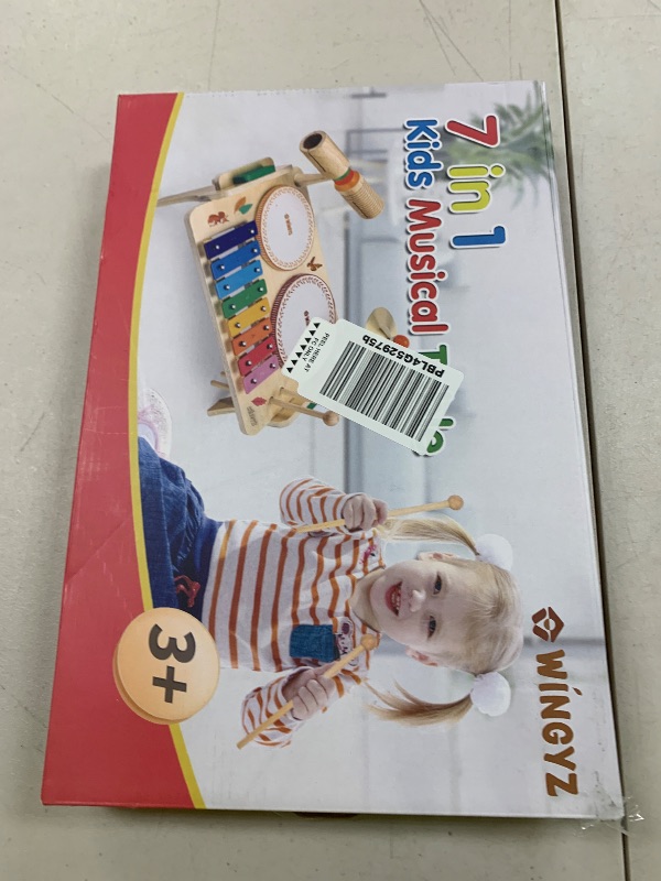 Photo 1 of Wingyz Kids Drum Set for Toddlers Baby Music Instruments 7 in 1 Montessori Preschool Musical Toys Children Drum kit Xylophone Tambourine Birthday Gifts for Boys and Girls