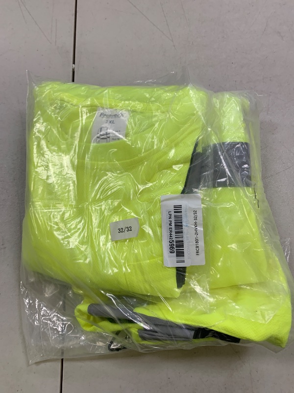 Photo 1 of BOCOMAL FR Pants High Visibility Cargo Pockets Flame Resistant Hi-Vis Workwear Water & Oil Repellent Finish Khaki