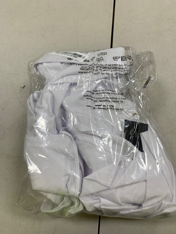 Photo 1 of Van Heusen Men's FIT Short Sleeve Dress Shirts Poplin Solid (Big and Tall), White, 20" Neck