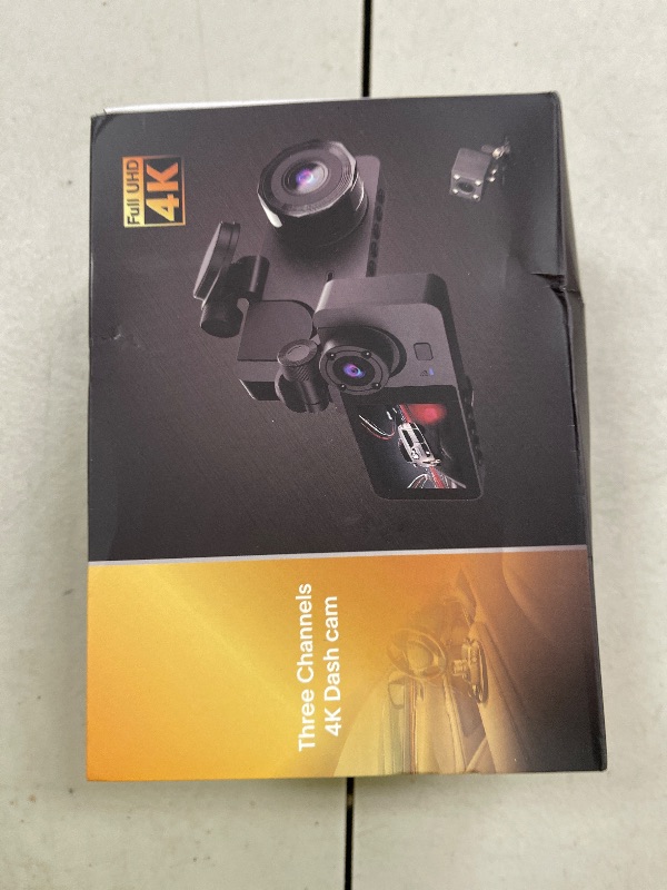 Photo 1 of Dash Camera for Cars,4K Full UHD Car Camera Front Rear with 32GB Card,Built-in Super Night Vision,2.0'' IPS Screen,170°Wide Angle,WDR, 24H Parking Mode, Loop Recording