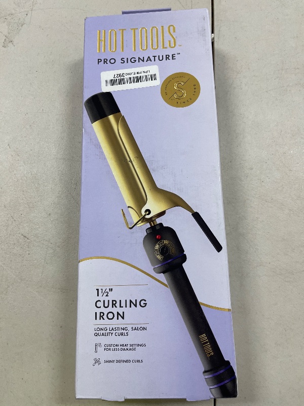 Photo 1 of Hot Tools 1 1/2" Curling Iron for Beginners | Long-Lasting Results, Defined Curls and Easy to Use with Temperature Control for All Hair Types up to 430?