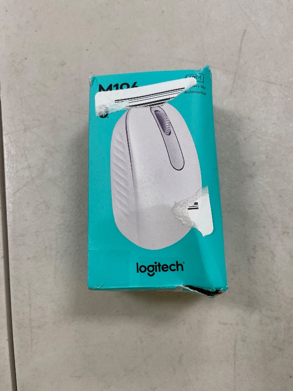 Photo 1 of Logitech M196 Bluetooth Wireless Mouse, Compact and Portable Mouse for Laptops, Tablets and More, 12-Month Battery, Smooth Tracking, Compatible with PC and Mac, Windows and macOS - Off White