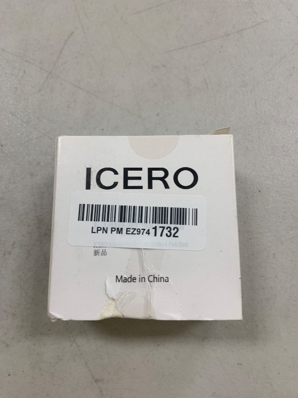 Photo 1 of ICERO Adhesive Shower Curtain Rod Holder | No Drilling, Sticking Them up Or Easy Places to Drill for a Fixture | Strong Hold | 4 Pack, Black (Rod Not Included)