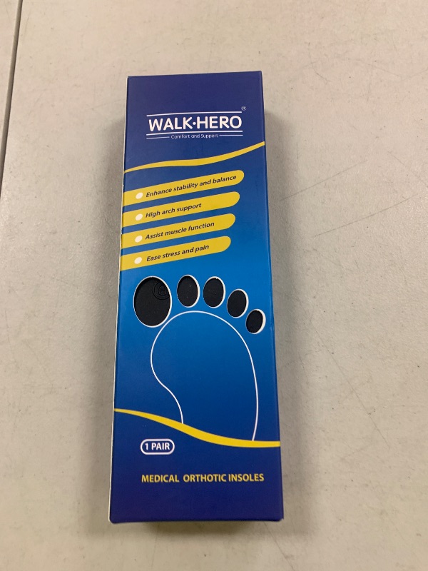 Photo 1 of Plantar Fasciitis Feet Insoles Arch Supports Orthotics Inserts Relieve Flat Feet, High Arch (Mens 5-5 1/2 | Womens 7-7 1/2)